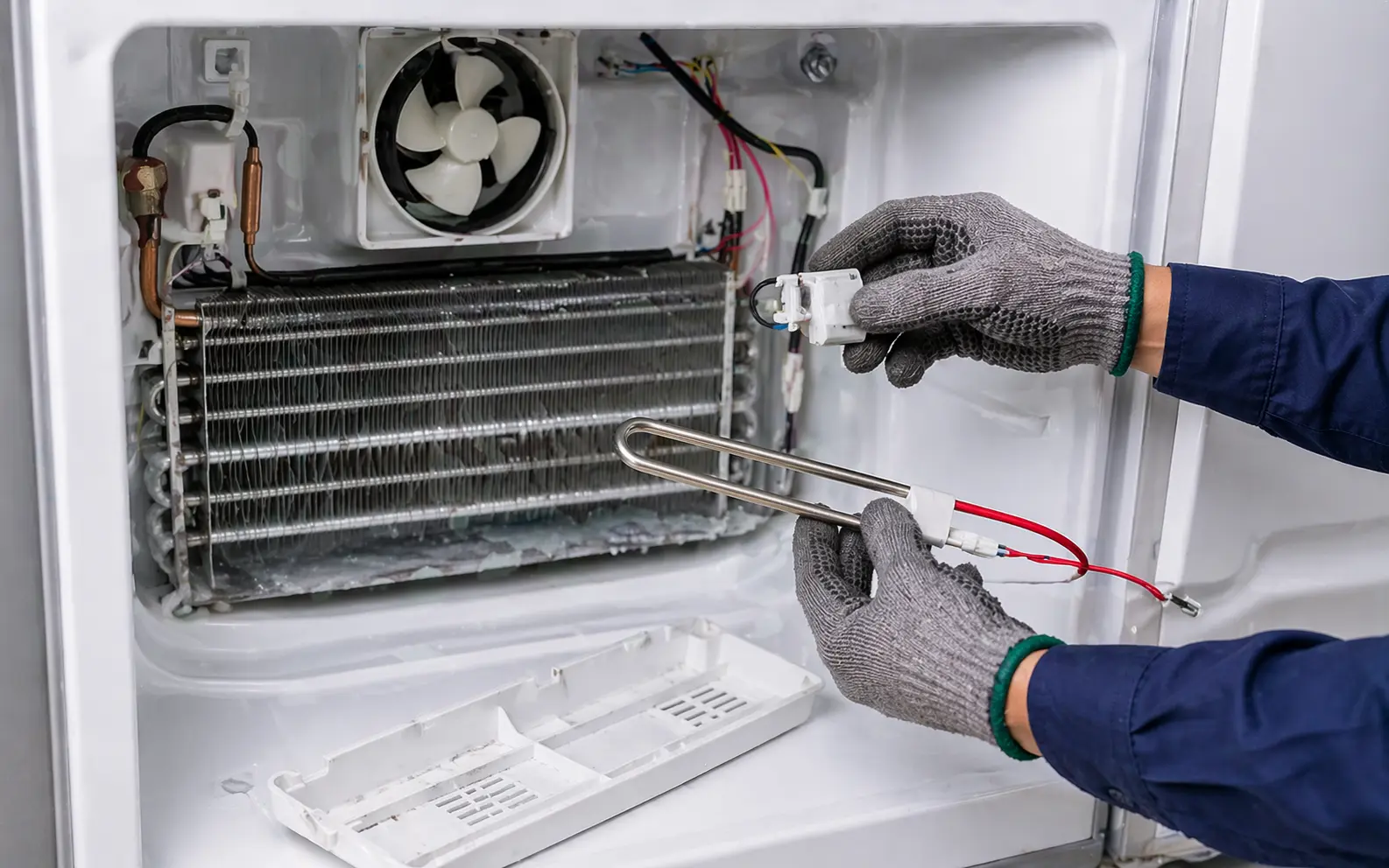 Change defrost components